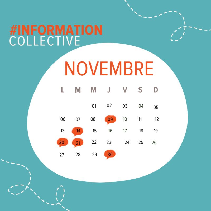 Coopaname - Réunions d'informations - Novembre 2023